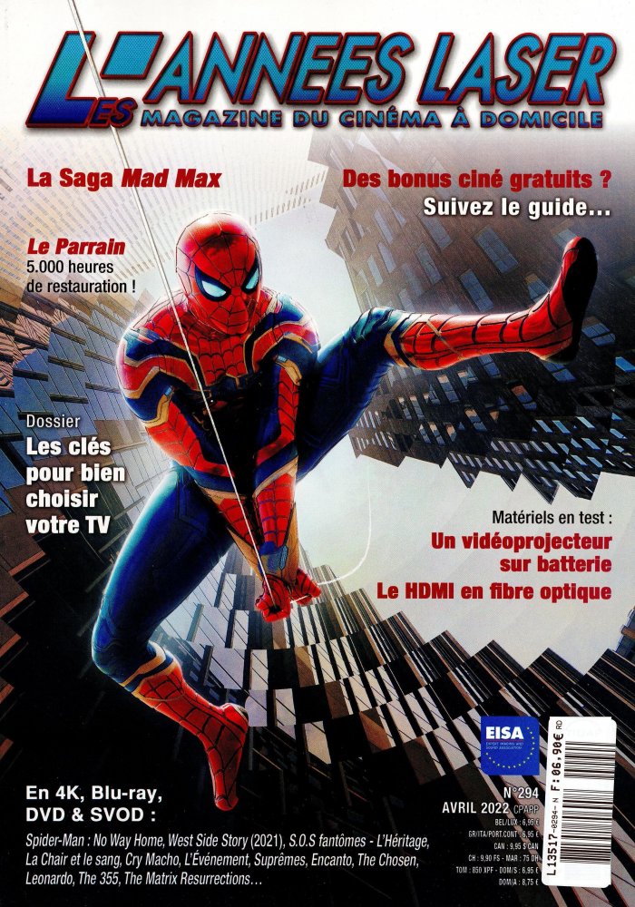 Numéro 294 magazine Les Années Laser