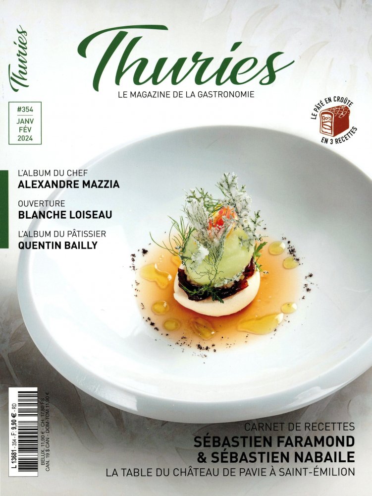 Numéro 354 magazine Thuries Magazine Gastronomie
