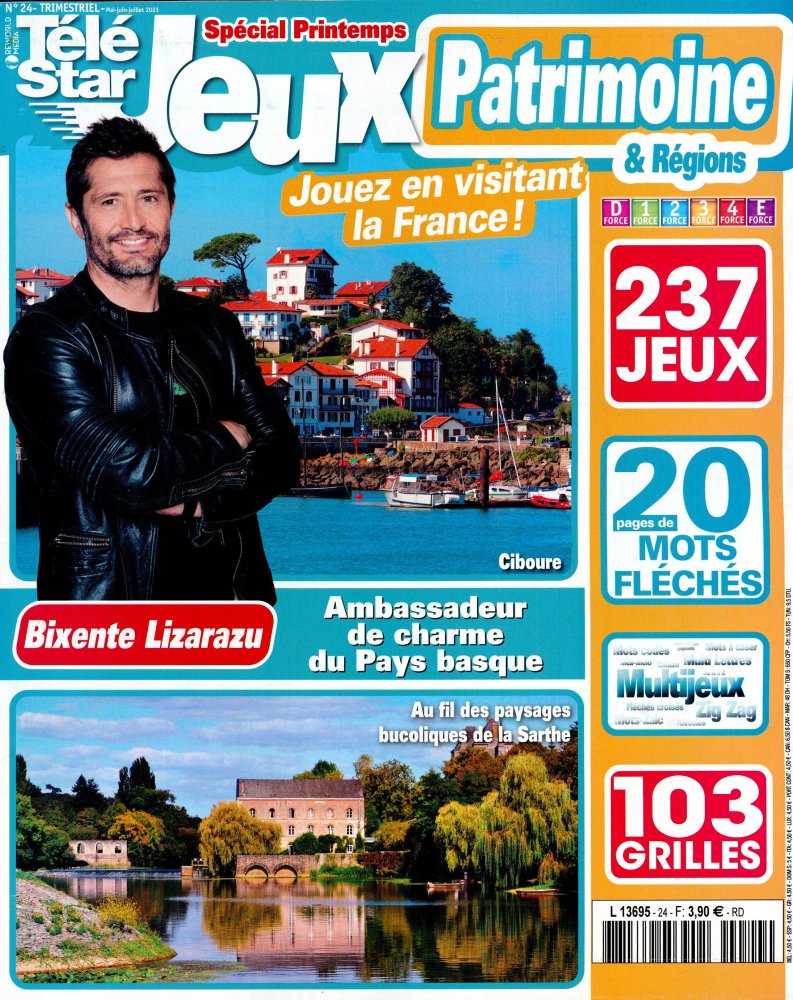 Numéro 24 magazine Télé Star Jeux Régions & Patrimoine