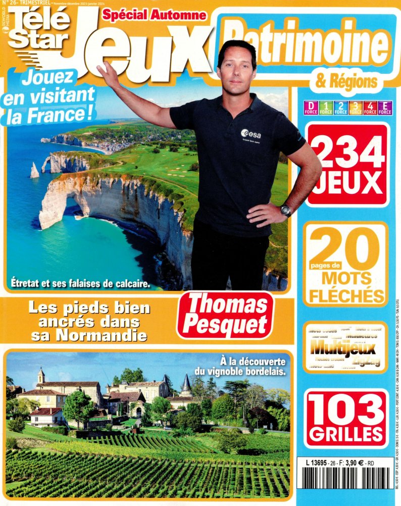 Numéro 26 magazine Télé Star Jeux Régions & Patrimoine
