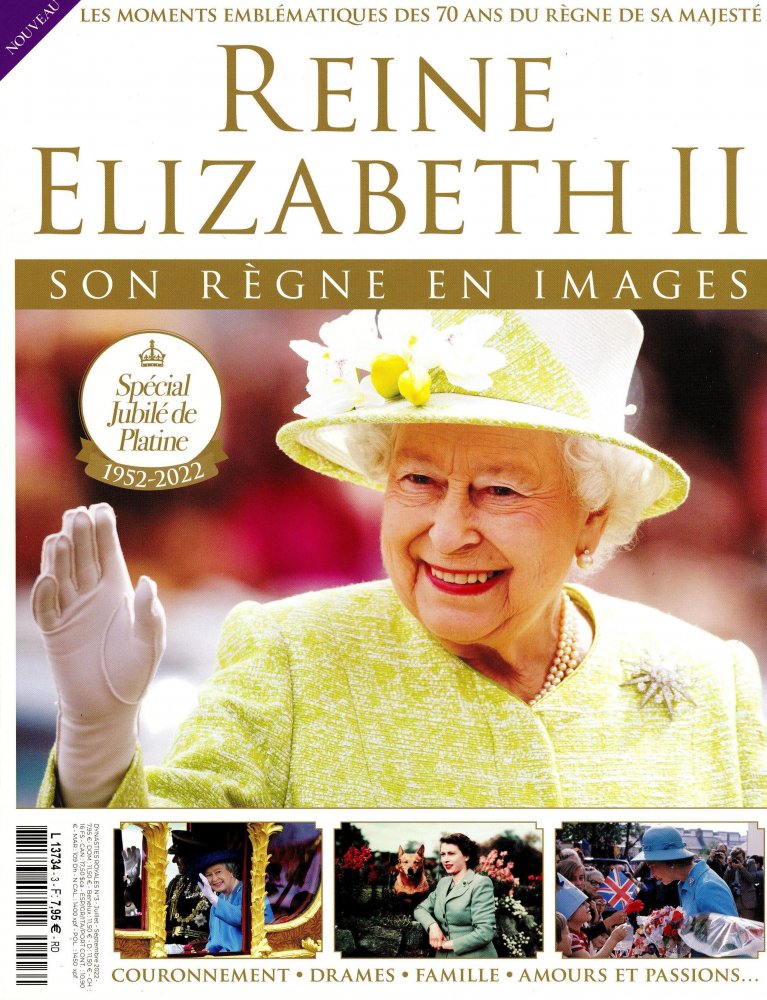 Numéro 3 magazine Dynasties Royales - Elizabeth II