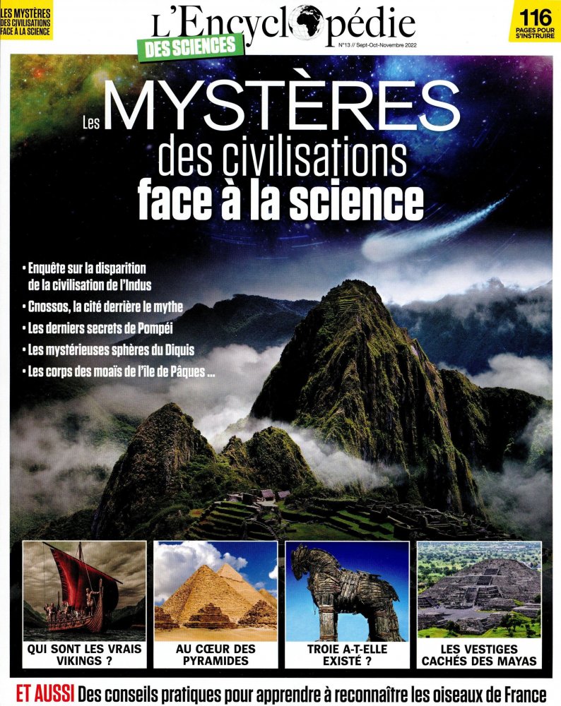 Numéro 13 magazine L'Encyclopédie des Sciences