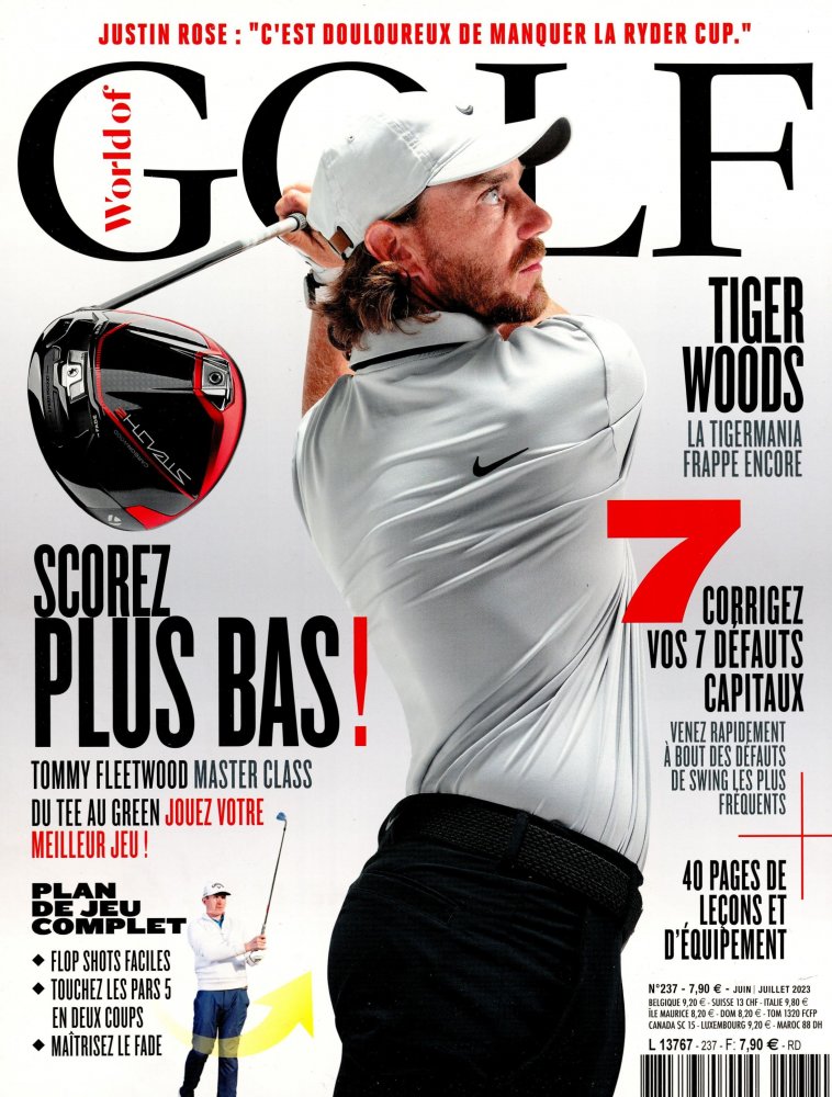 Numéro 237 magazine World Of Golf