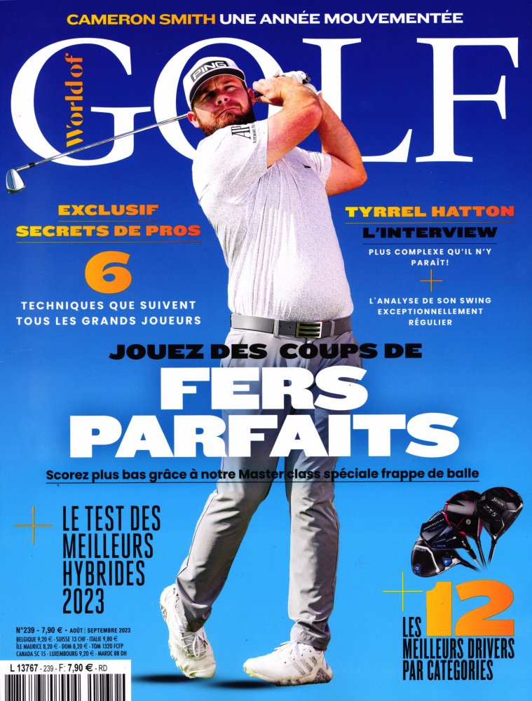 Numéro 239 magazine World Of Golf