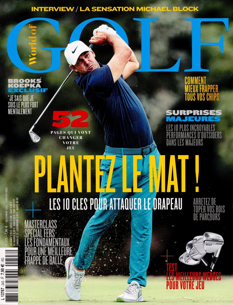 Numéro 243 magazine World Of Golf