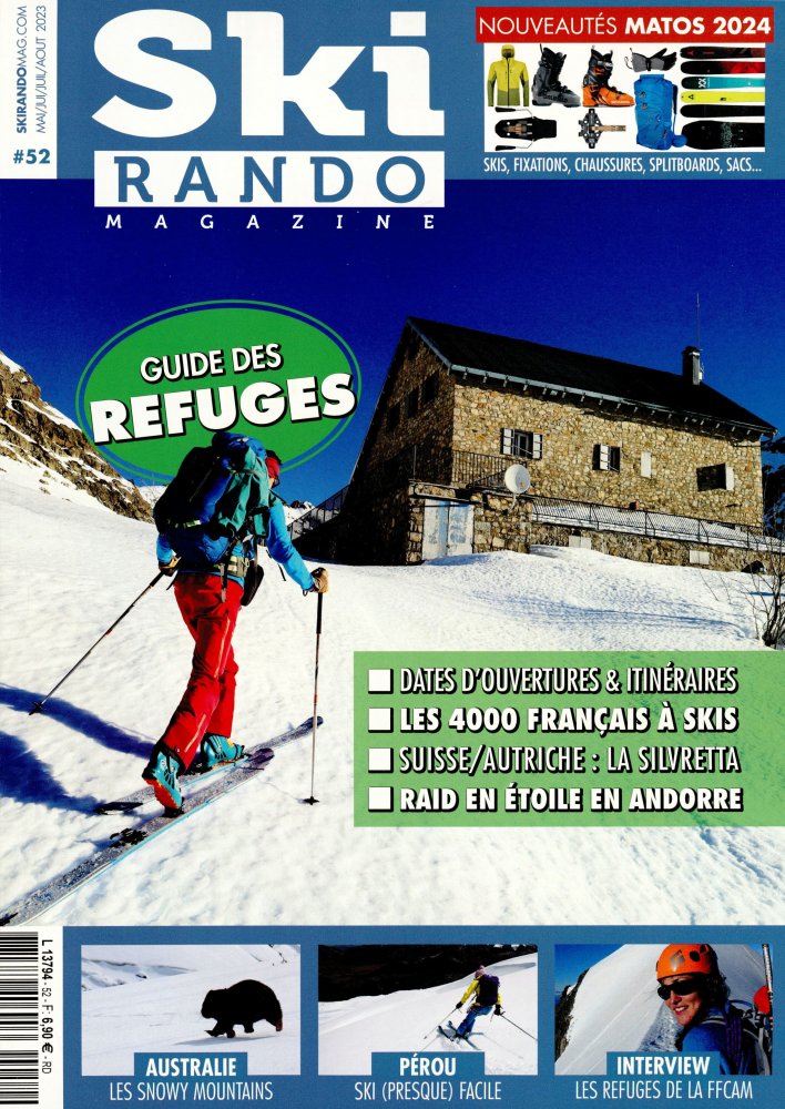 Numéro 52 magazine Ski Rando Magazine