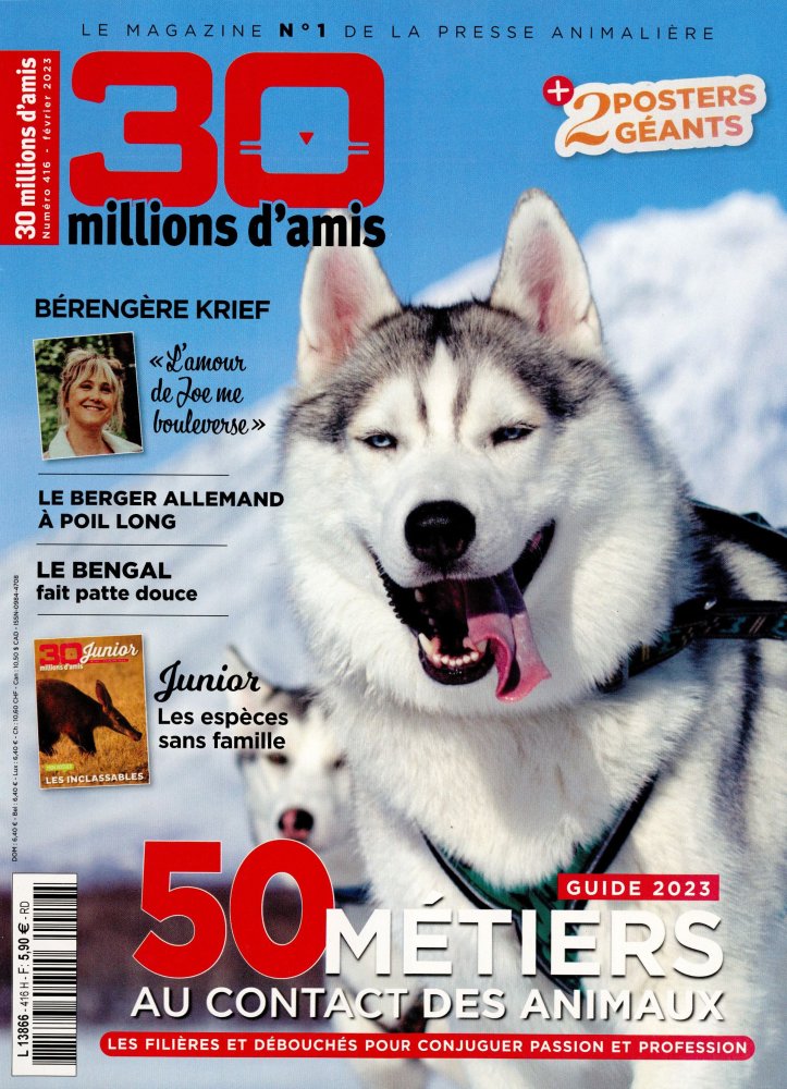 Numéro 416 magazine 30 Millions d'Amis
