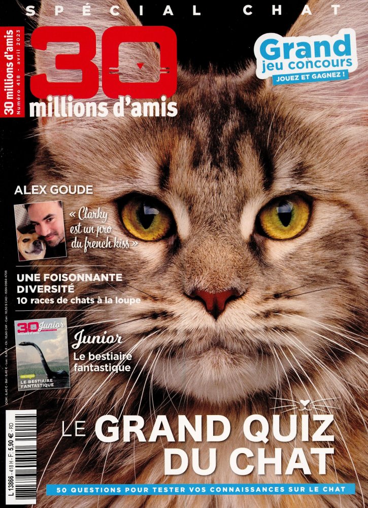 Numéro 418 magazine 30 Millions d'Amis
