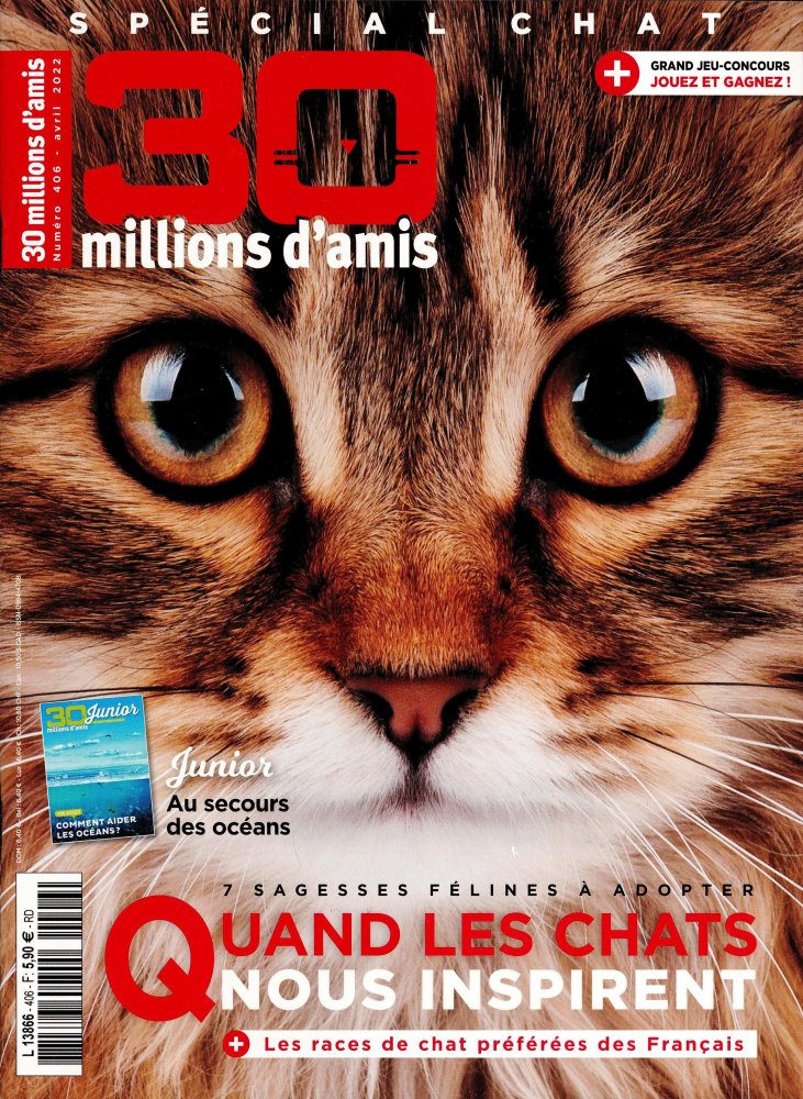 Numéro 406 magazine 30 Millions d'Amis