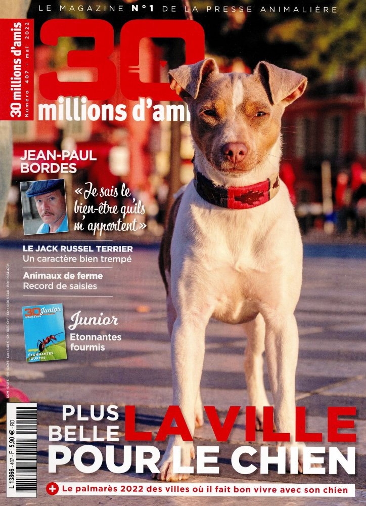 Numéro 407 magazine 30 Millions d'Amis
