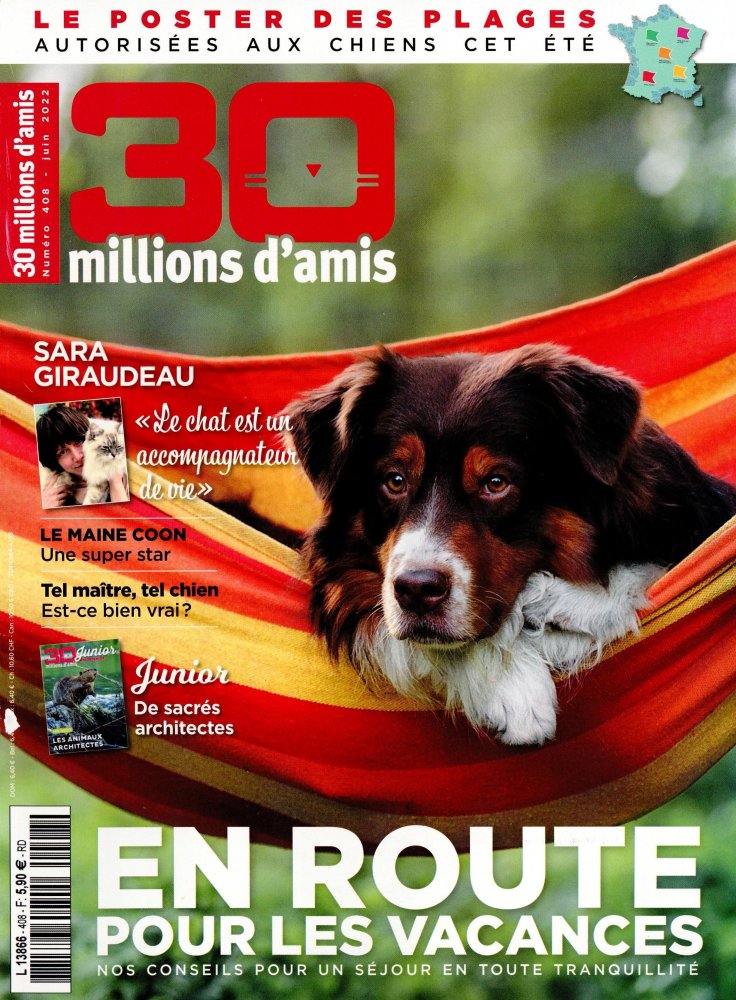Numéro 408 magazine 30 Millions d'Amis