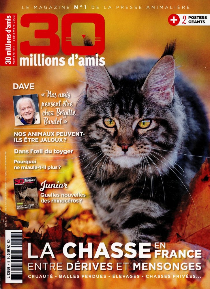 Numéro 411 magazine 30 Millions d'Amis
