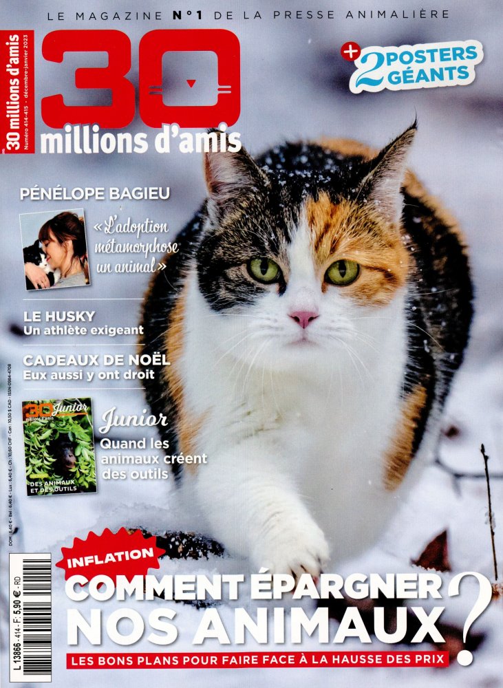 Numéro 414 magazine 30 Millions d'Amis
