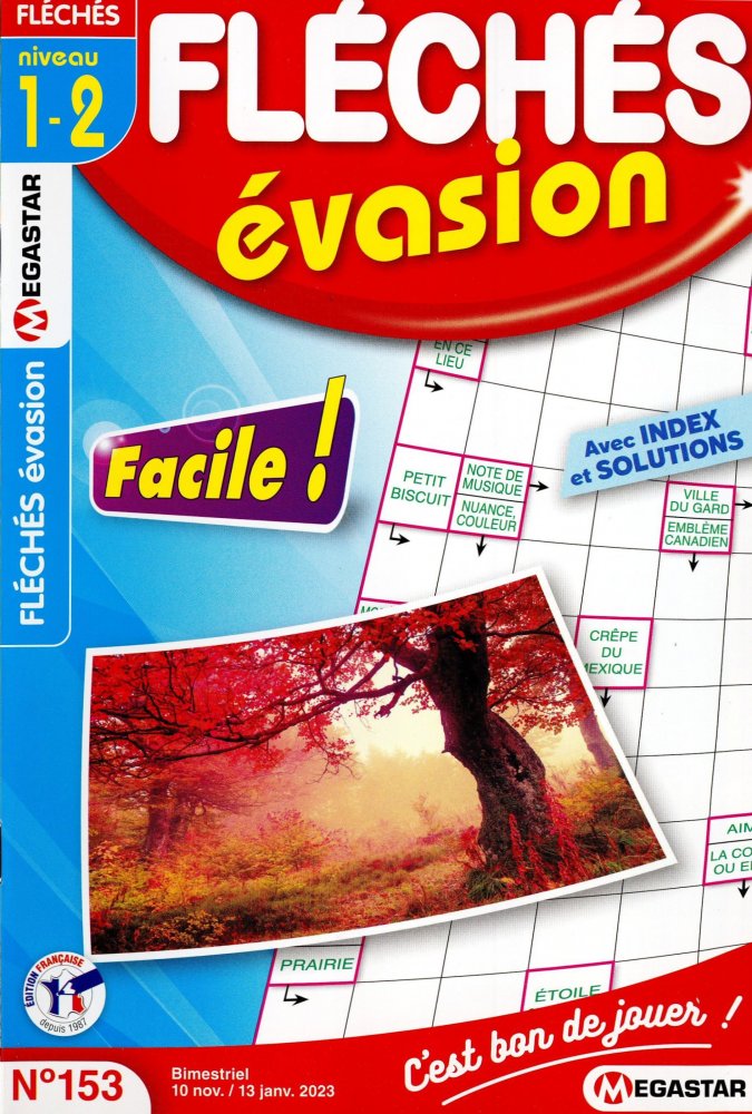 Numéro 153 magazine MG Fléchés Evasion Niv 1/2