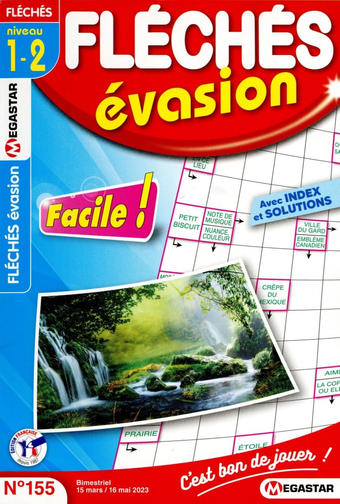 Numéro 155 magazine MG Fléchés Evasion Niv 1/2