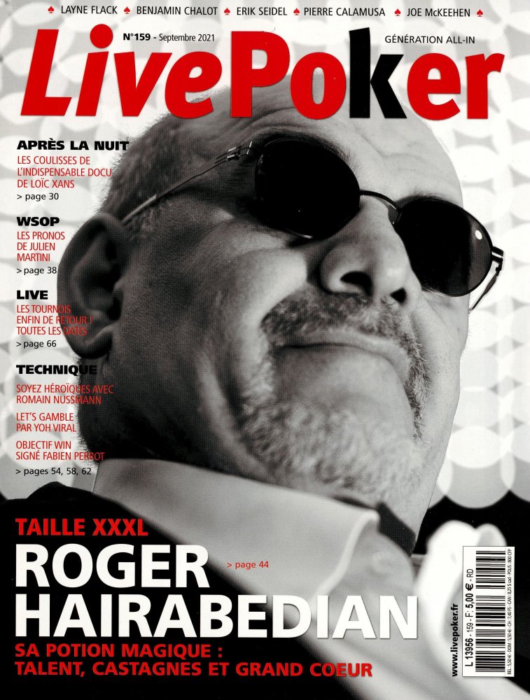 Numéro 159 magazine Live Poker