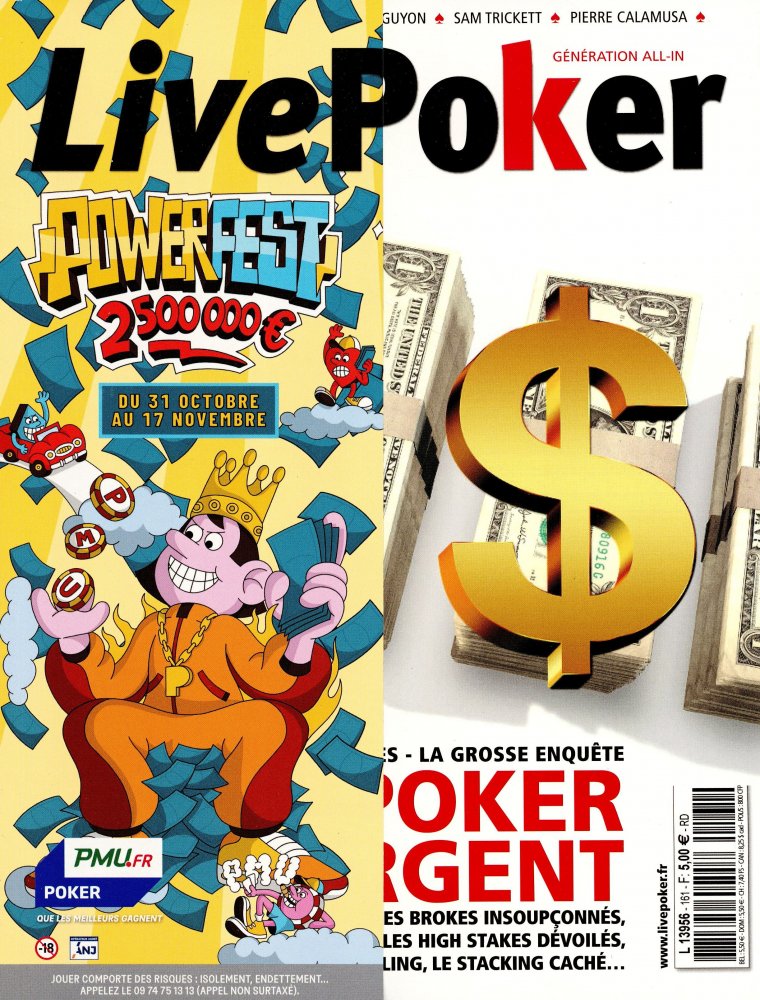 Numéro 161 magazine Live Poker