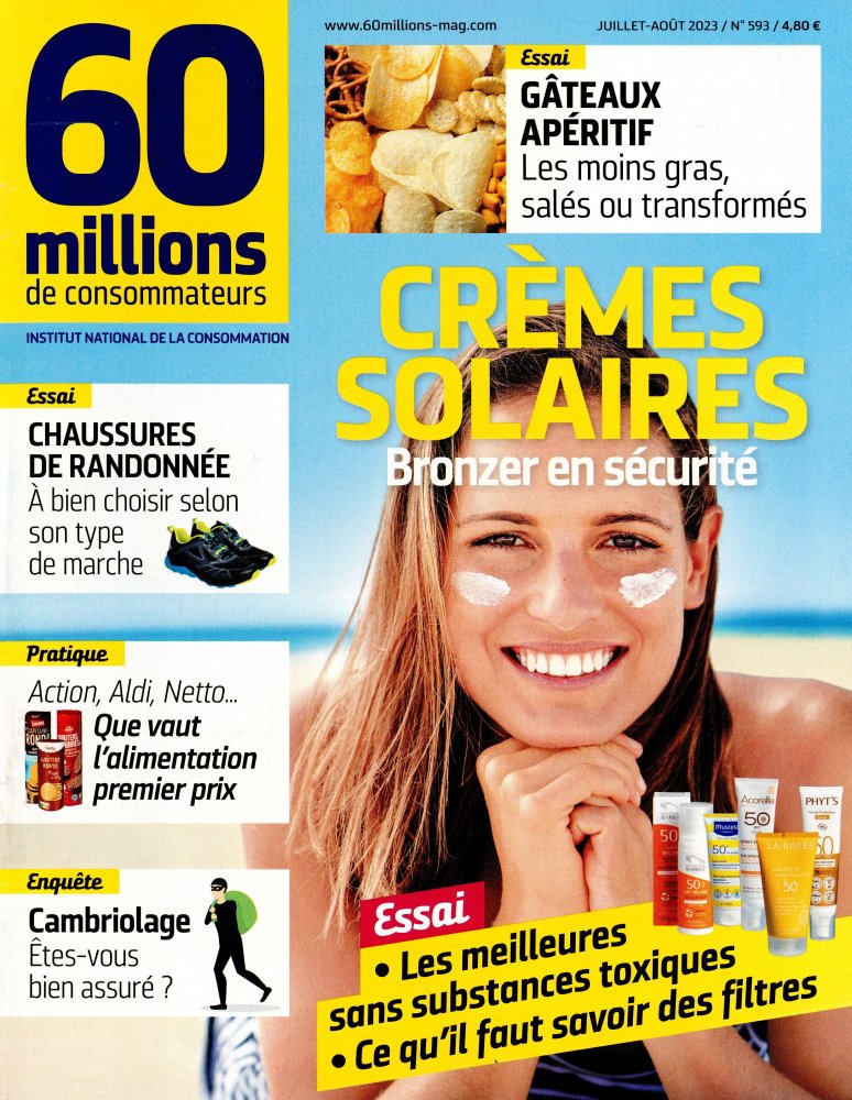 Numéro 593 magazine 60 Millions de Consommateurs