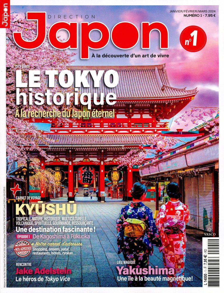 Numéro 1 magazine Direction Japon