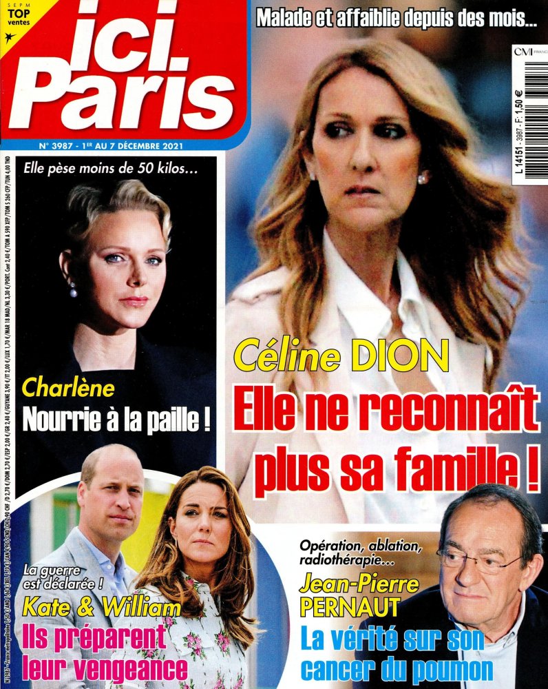 Numéro 3987 magazine Ici Paris