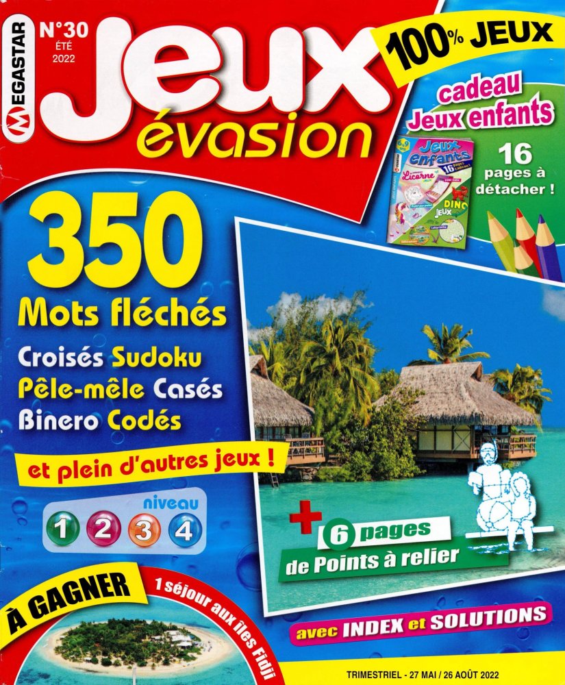 Numéro 30 magazine MG Jeux Evasion