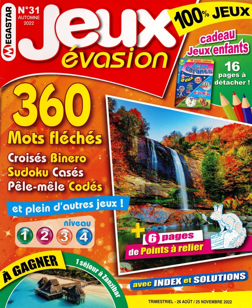 Numéro 31 magazine MG Jeux Evasion