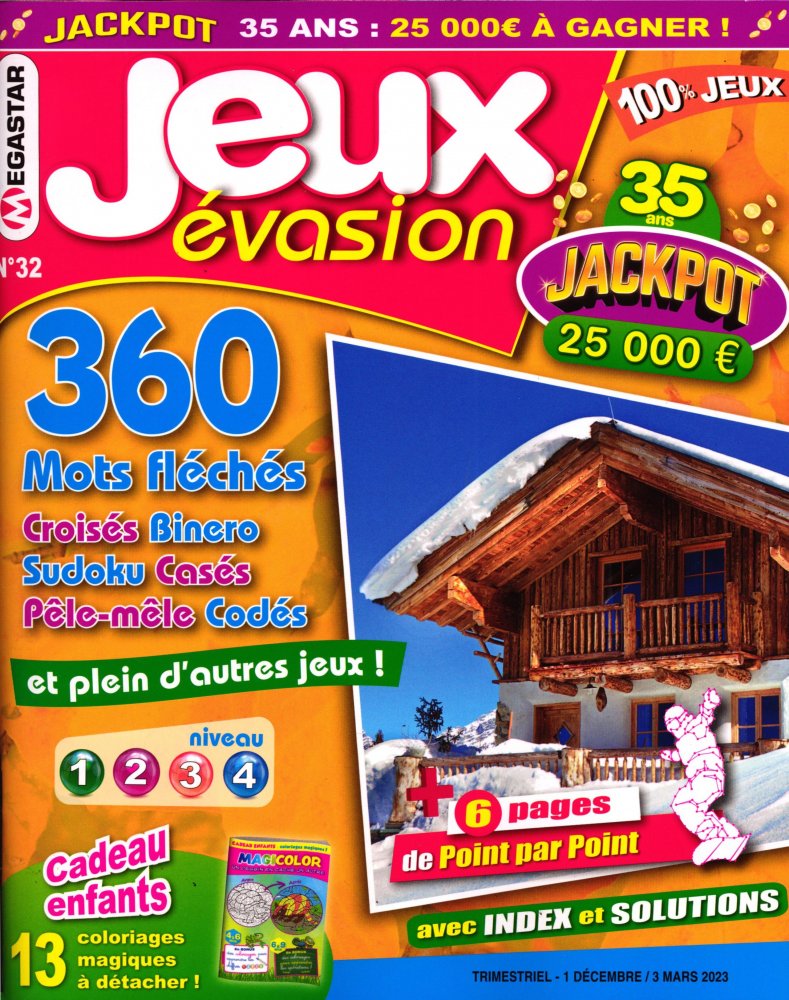 Numéro 32 magazine MG Jeux Evasion