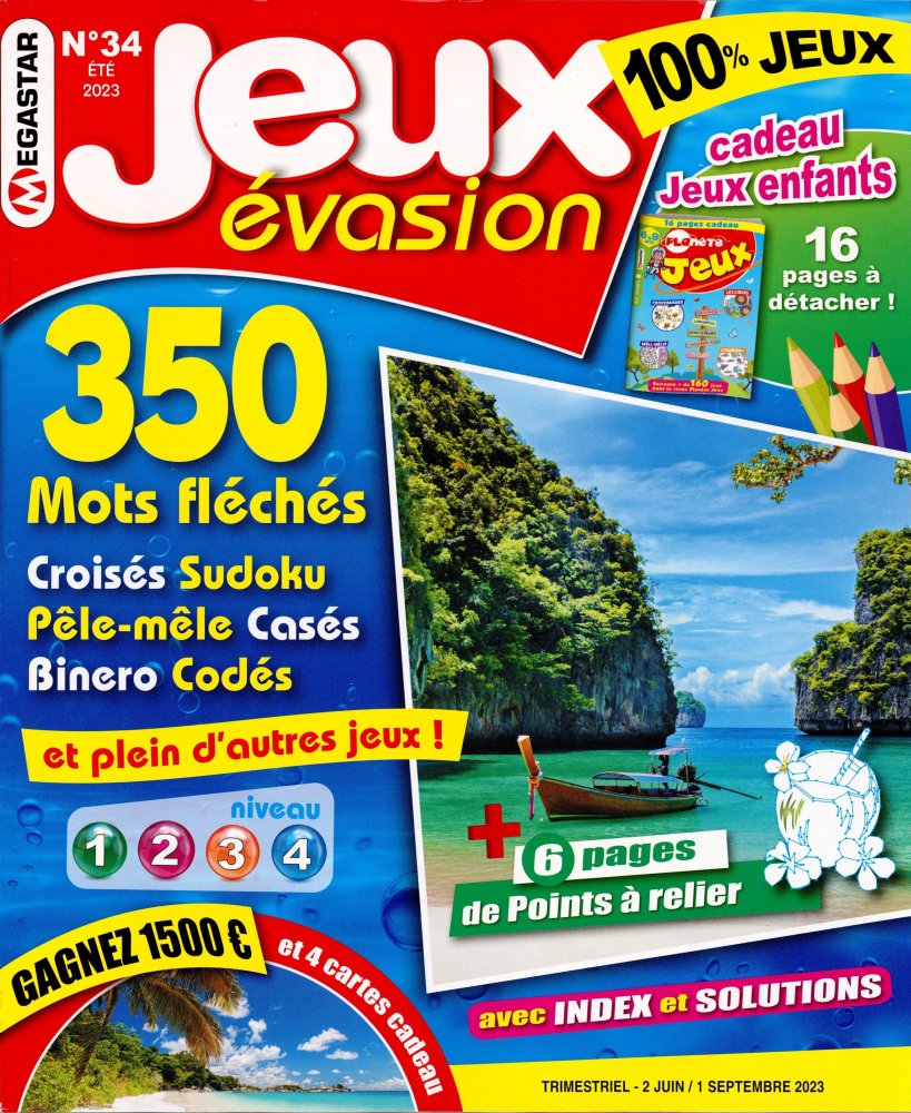 Numéro 34 magazine MG Jeux Evasion