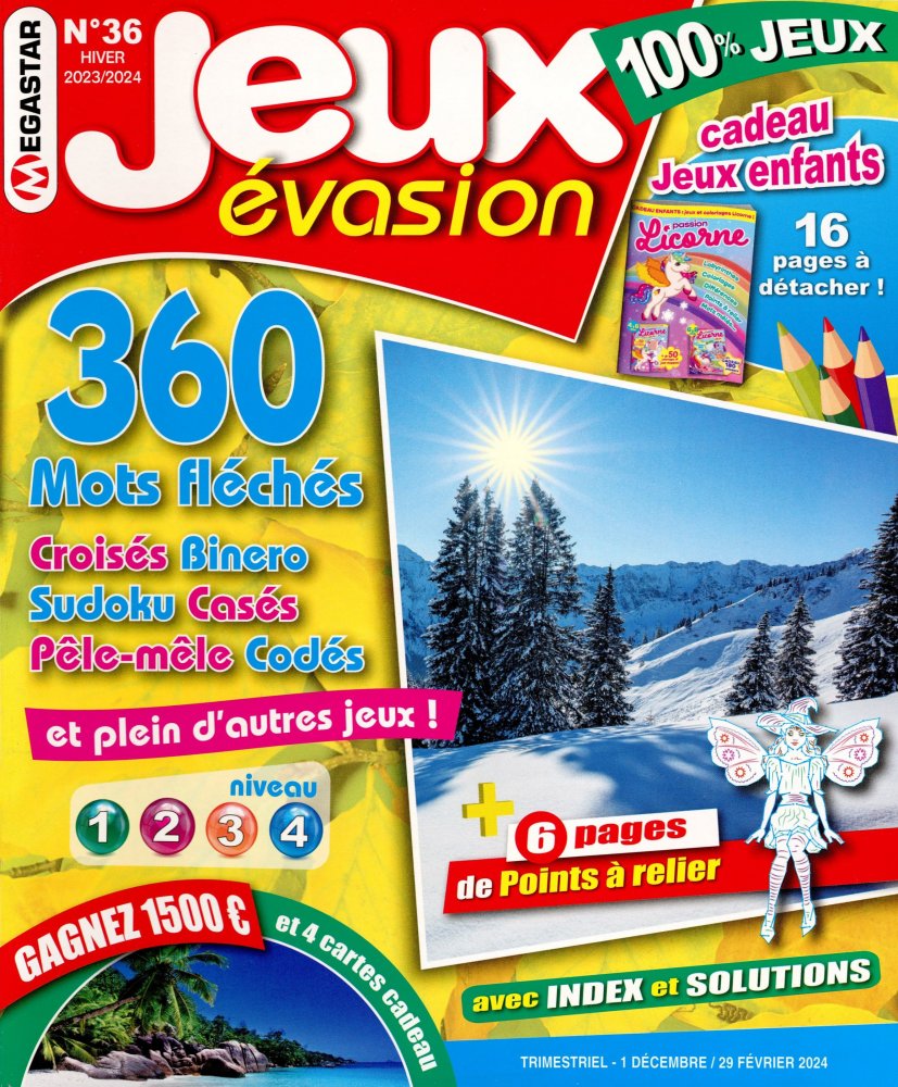 Numéro 36 magazine MG Jeux Evasion