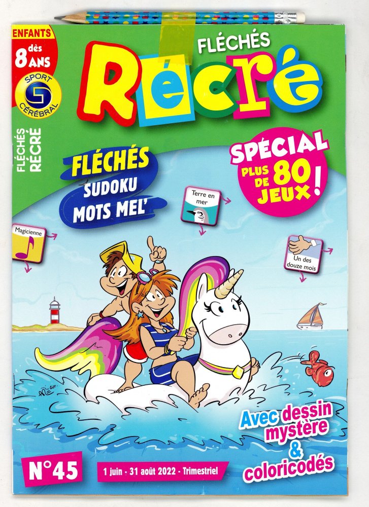 Numéro 45 magazine SC Fléchés Récré Dès 8 Ans