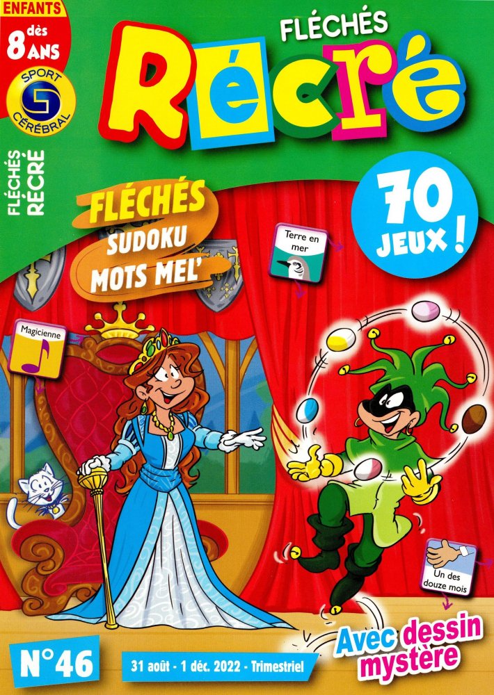 Numéro 46 magazine SC Fléchés Récré Dès 8 Ans