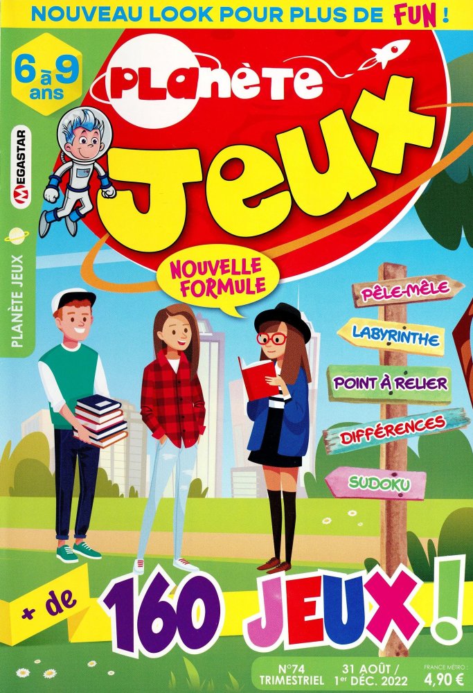 Numéro 74 magazine MG Planète Jeux 6 à 9 Ans