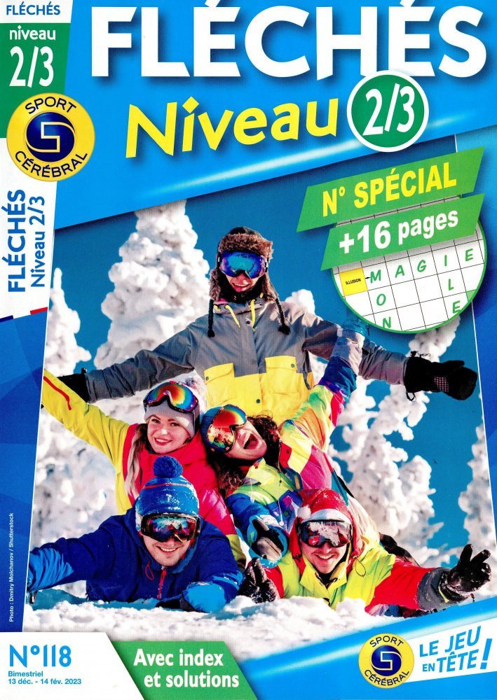 Numéro 118 magazine SC Fléchés Niv 2/3