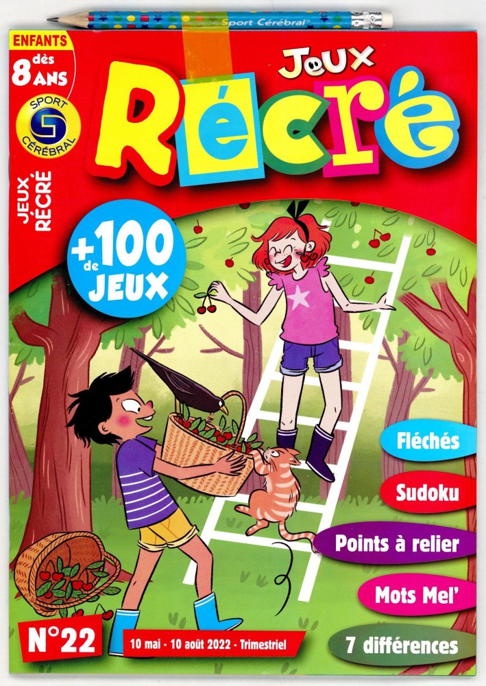 Numéro 22 magazine SC Jeux Récré Dès 8Ans