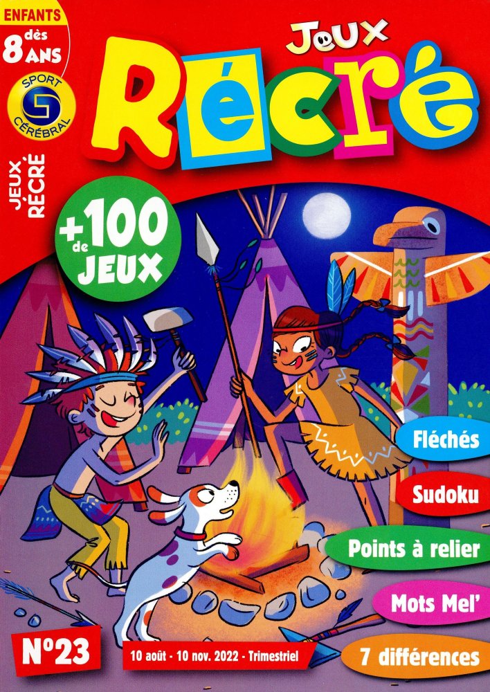 Numéro 23 magazine SC Jeux Récré Dès 8 Ans