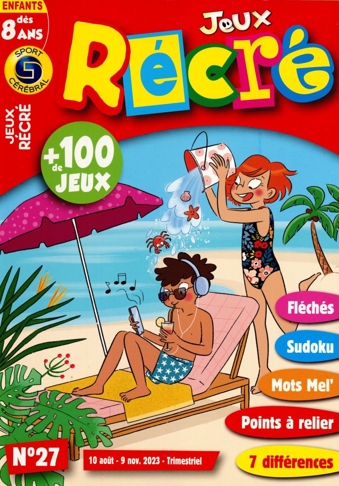 Numéro 27 magazine SC Jeux Récré Dès 8 Ans