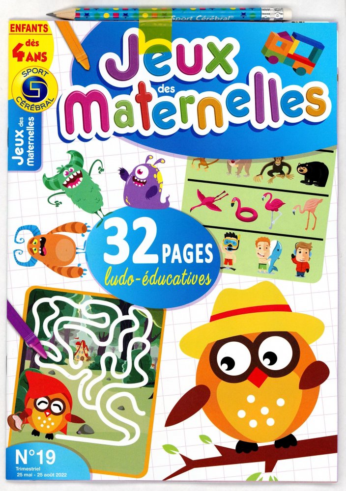 Numéro 19 magazine SC Jeux des Maternelles Dès 4 Ans