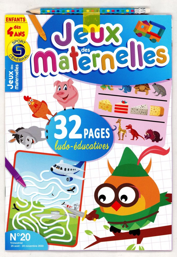 Numéro 20 magazine SC Jeux des Maternelles Dès 4 Ans