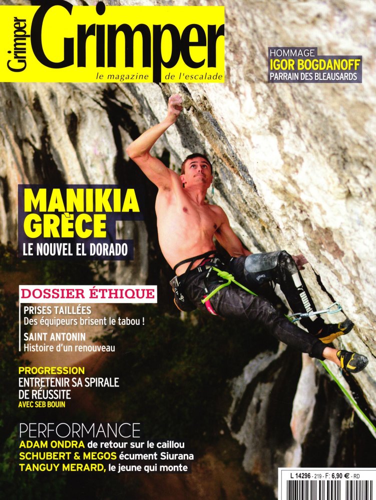 Numéro 219 magazine Grimper