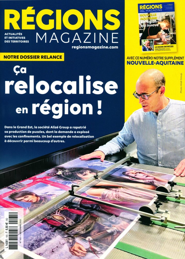 Numéro 165 magazine Régions Magazine