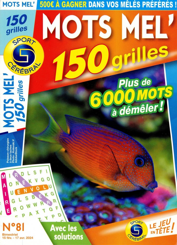 Numéro 81 magazine SC Mots Mel' 150 grilles