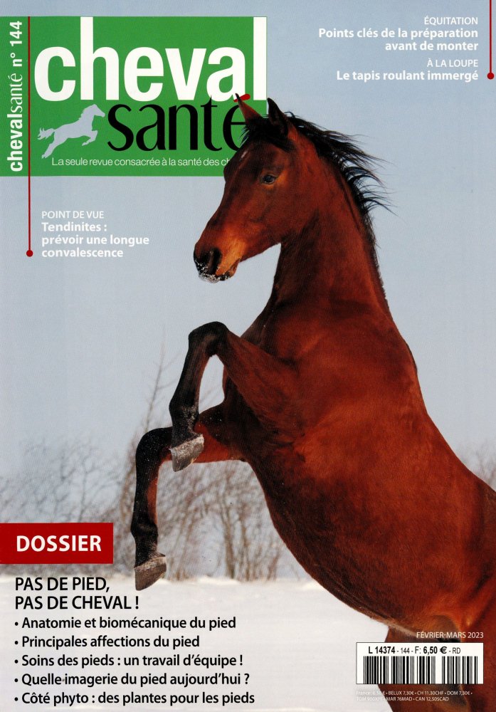 Numéro 144 magazine Cheval Santé