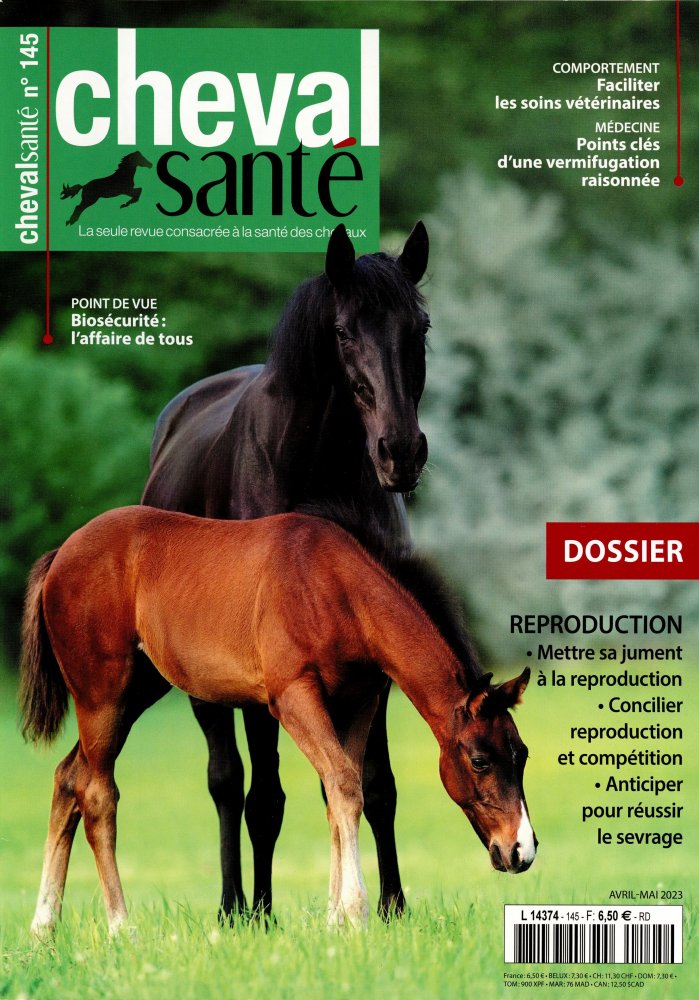 Numéro 145 magazine Cheval Santé