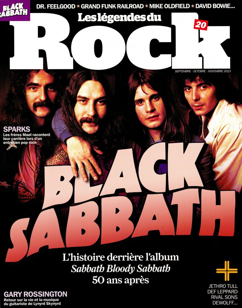 Numéro 20 magazine Les Légendes Du Rock