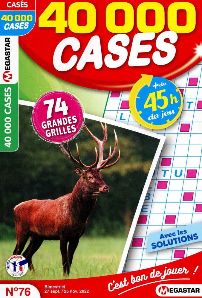 Numéro 76 magazine MG 40 000 Cases