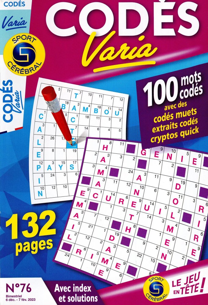 Numéro 76 magazine SC Codés Varia