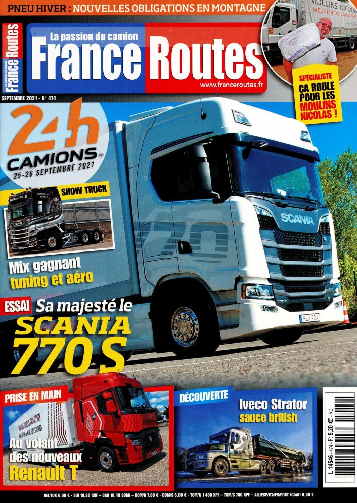 Numéro 474 magazine France Routes