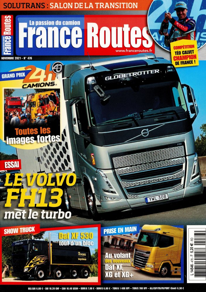Numéro 476 magazine France Routes