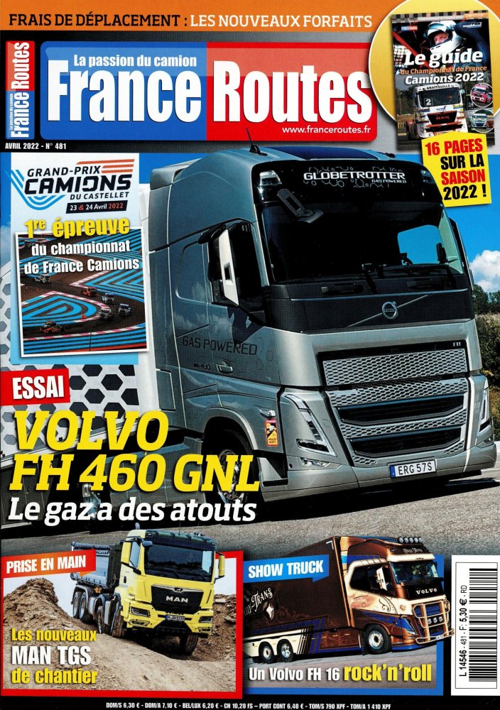 Numéro 481 magazine France Routes