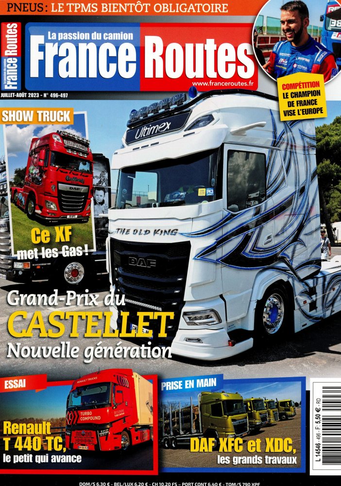 Numéro 496 magazine France Routes